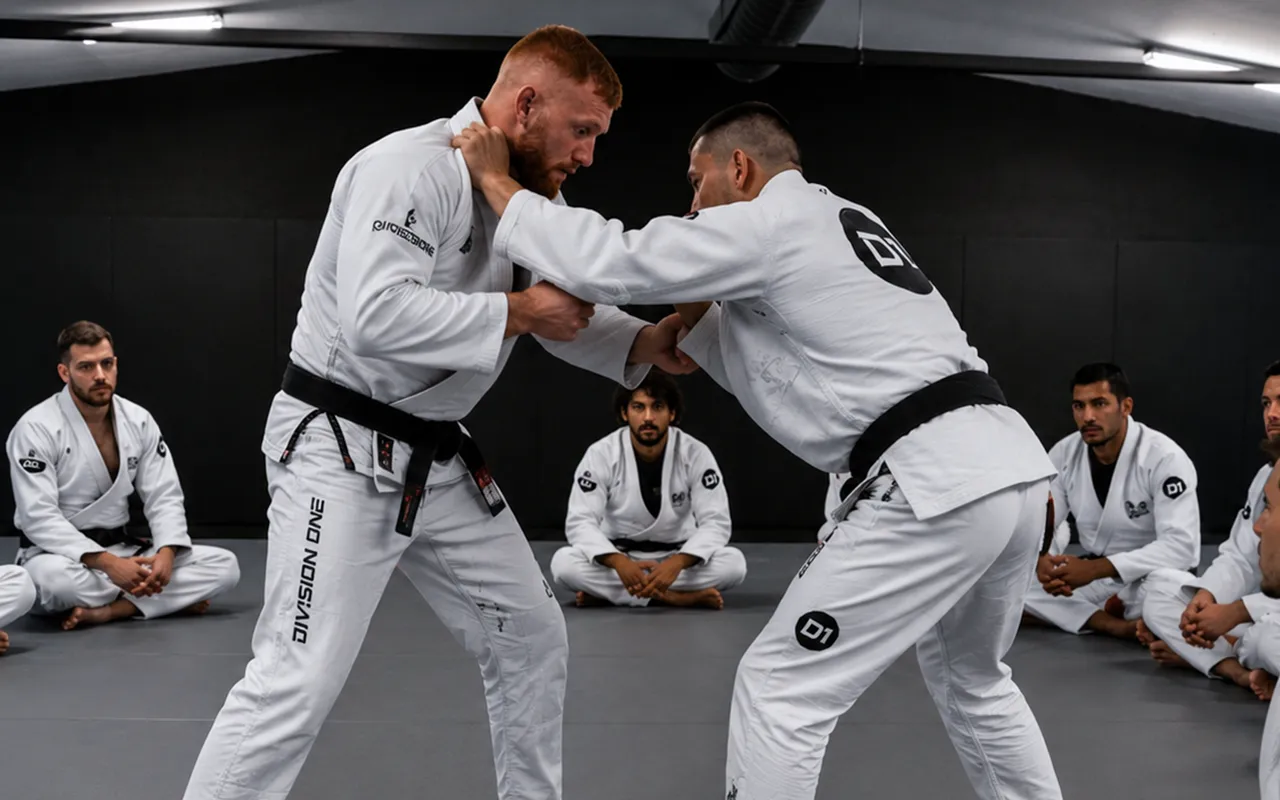 Training Brazilian Jiu Jitsu bei Division One Academy